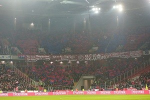 Профессиональный бой между фанатами ЦСКА и «Спартак»