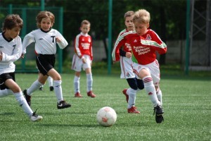 Юные футболисты Спартака тренируются со сборной России